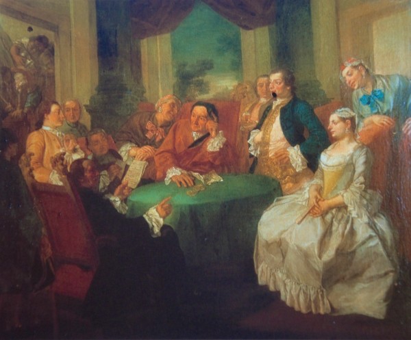 Wedding contract by Gaspare Traversi